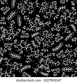 Seamless abstract floral pattern
