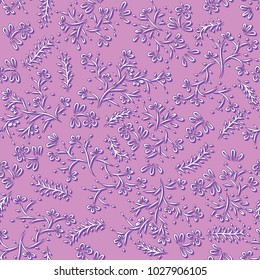 Seamless abstract floral pattern