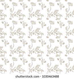 Seamless abstract floral pattern