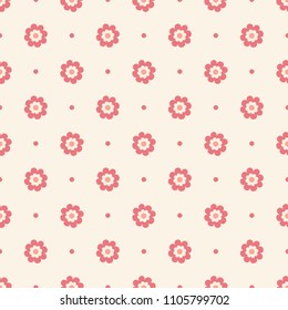 Seamless abstract floral pattern