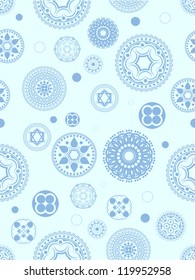 seamless abstract floral pattern