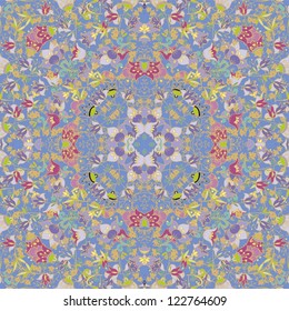 seamless abstract floral pattern
