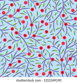 Seamless abstract floral pattern