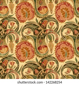 Seamless abstract floral pattern