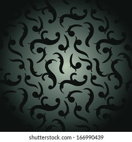 Seamless abstract floral pattern