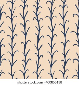 Seamless abstract floral pattern. 