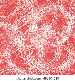 Seamless abstract floral pattern.