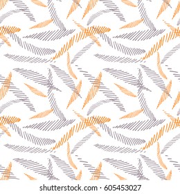 Seamless abstract floral pattern