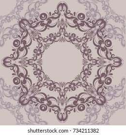 Seamless abstract floral pattern