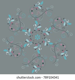 Seamless Abstract Floral Pattern