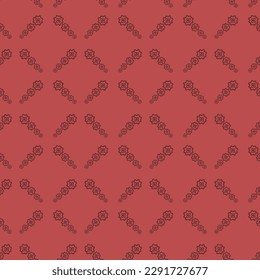 Seamless abstract floral pattern art
