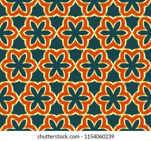 Seamless abstract floral pattern. Art-decoBackground. vector illustration. for wallpaper, invitation, fabric textile.