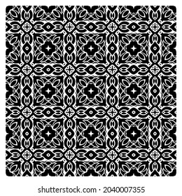 Seamless abstract floral pattern background. Geometric leaf ornament. Graphic modern pattern