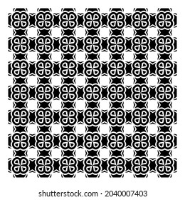 Seamless abstract floral pattern background. Geometric leaf ornament. Graphic modern pattern