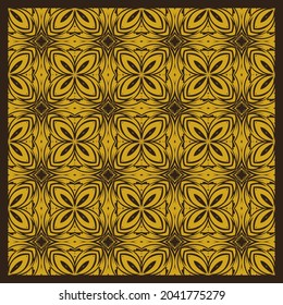 Seamless abstract floral pattern background. Geometric leaf ornament. Graphic modern pattern