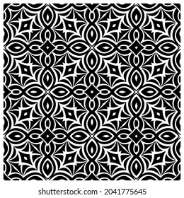 Seamless abstract floral pattern background. Geometric leaf ornament. Graphic modern pattern