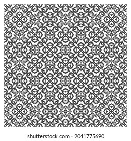 Seamless abstract floral pattern background. Geometric leaf ornament. Graphic modern pattern
