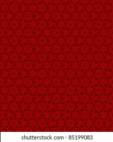 seamless abstract floral pattern background