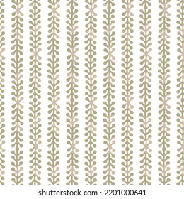 Patrón floral abstracto e impecable. beige y blanco. Ilustración vectorial Patrón ilustrado sin costura hecho de elementos dibujados a mano