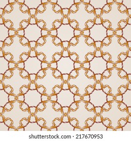 Seamless abstract floral pattern in the form of mesh