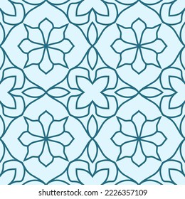 patrón floral abstracto, ornamento geométrico de hoja