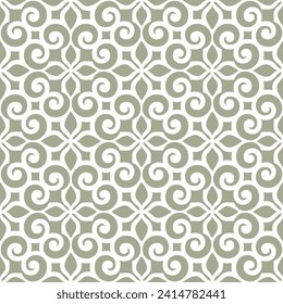 Patrón floral abstracto e impecable. Ornamento de forma geométrica. Patrón gráfico moderno.