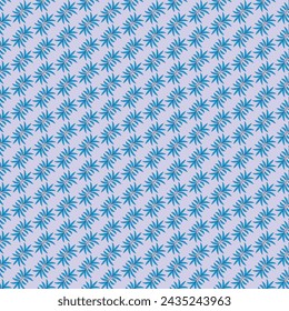 Seamless abstract floral pattern. Geometric leaf floral ornament. Geomatric graphic modern pattern