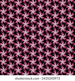 Seamless abstract floral pattern. Geometric leaf floral ornament. Geomatric graphic modern pattern