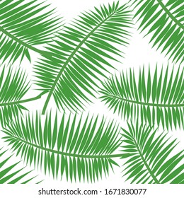 Patrón floral abstracto sin inconvenientes. Fondo vectorial verde. Textura vegetal para tela, envoltura, papel pintado y papel. Impresión decorativa.