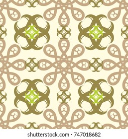 Seamless abstract floral pattern with mandala pattern,illustration of isolated set floral vector,Vintage frames and scroll elements,Flora calligraphy vector
