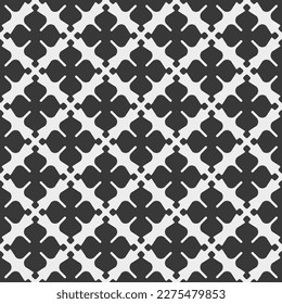 Patrón floral abstracto e impecable. Gráfico vectorial moderno. Fondo blanco y negro. Ornamento de hoja geométrica. Patrón gráfico elegante.