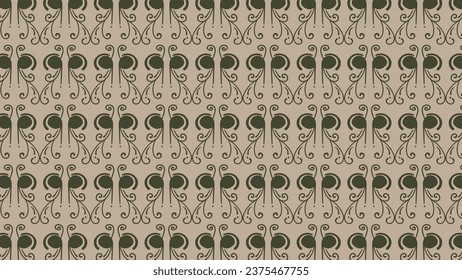 Seamless abstract floral pattern. Pastel boho background in minimalist. Suit for presentation, backgrounds, wallpapers, textiles, and fashion for your designs