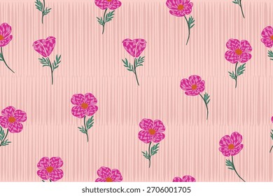 Padrão floral abstrato sem emenda adequado para tecido, motivos, coberturas, fundos, etc.