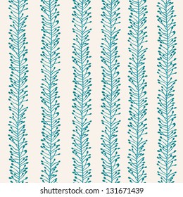 Seamless abstract floral pattern. Vector illustration