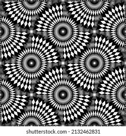 Seamless abstract floral pattern. Vector Illustration.