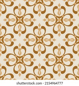 Seamless abstract floral pattern. Vector Illustration.