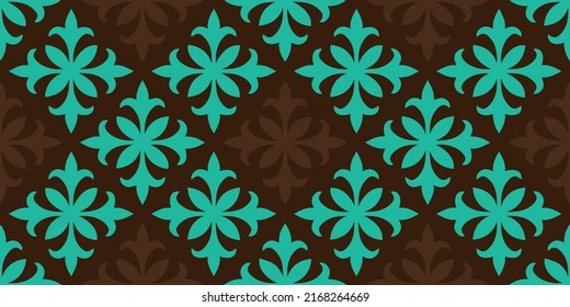 Seamless abstract floral pattern. Vector Illustration.