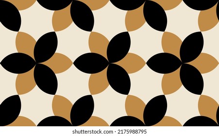 Seamless abstract floral pattern. Vector Illustration.