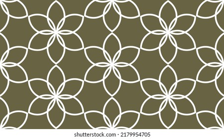 Seamless abstract floral pattern. Vector Illustration.