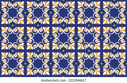 Seamless abstract floral pattern. Vector Illustration.