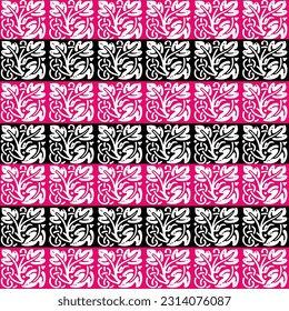 Seamless abstract floral pattern. Vector Illustration.