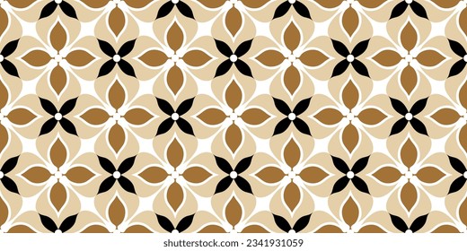 Seamless abstract floral pattern. Vector Illustration