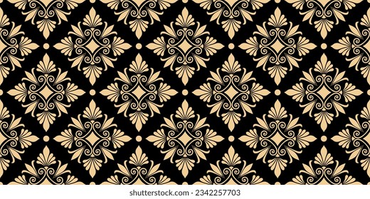 Seamless abstract floral pattern. Vector Illustration