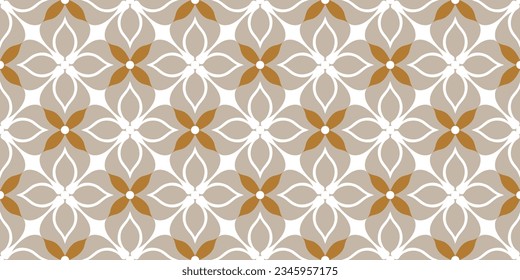 Seamless abstract floral pattern. Vector Illustration