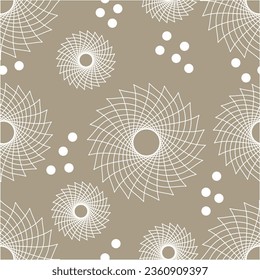 Seamless abstract floral pattern. Vector Illustration