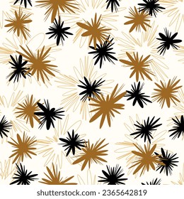 Seamless abstract floral pattern. Vector Illustration