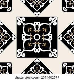 Seamless abstract  floral pattern. Vector Illustration