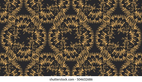 Seamless abstract floral pattern. Vintage style. For textile or book covers, manufacturing, wallpapers, print, gift wrap.