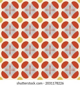 Patrón floral abstracto sin inconvenientes.Vector abstracto para impresiones, textiles, tela, embalaje, cubierta, tarjetas de felicitación