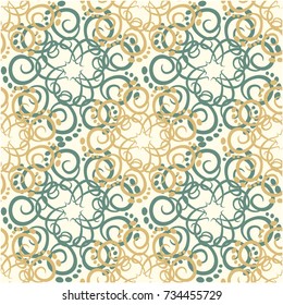 Seamless abstract floral pattern,mandala pattern